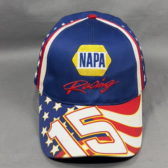 Michael Waltrip #15 NASCAR Strapback Hat Cap NAPA Racing USA Motorsports Mens - Picture 2 of 14